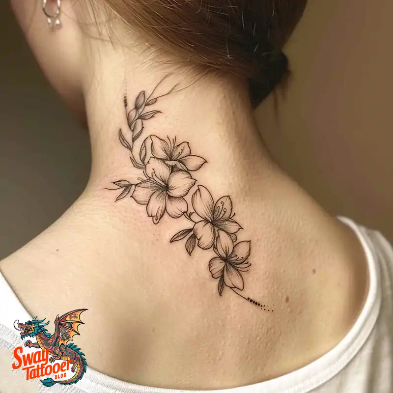 100 Vanilla Flower Tattoo Designs: Symbolism and Style 59 vanilla flower31
