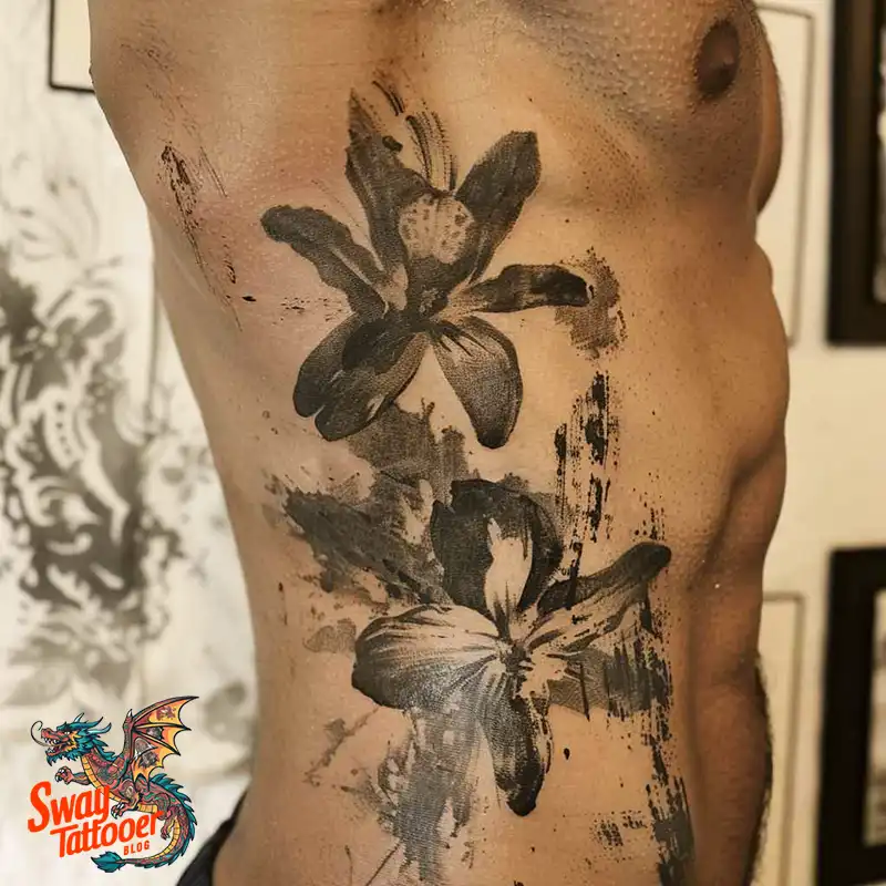 100 Vanilla Flower Tattoo Designs: Symbolism and Style 60 vanilla flower32