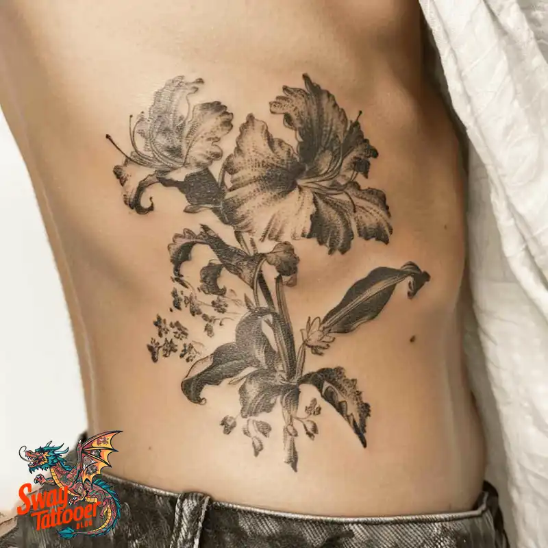 100 Vanilla Flower Tattoo Designs: Symbolism and Style 53 vanilla flower34