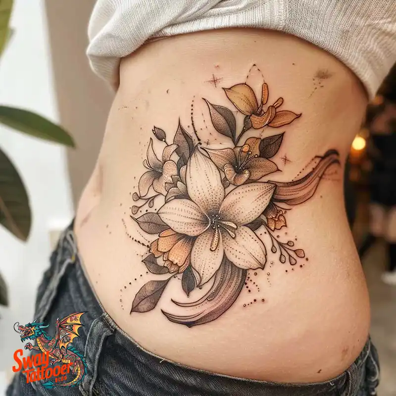 100 Vanilla Flower Tattoo Designs: Symbolism and Style 49 vanilla flower38
