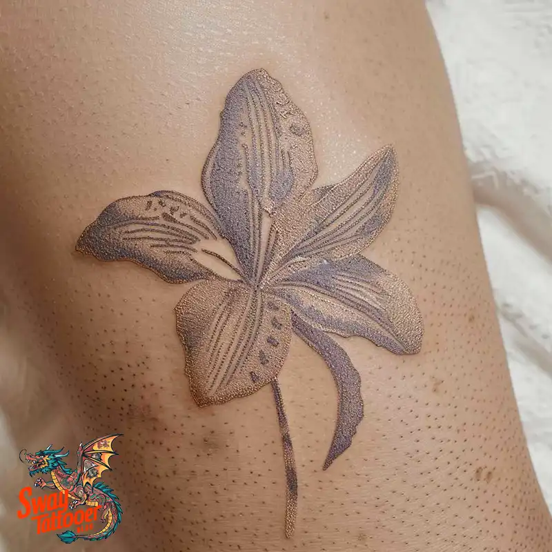 100 Vanilla Flower Tattoo Designs: Symbolism and Style 44 vanilla flower40