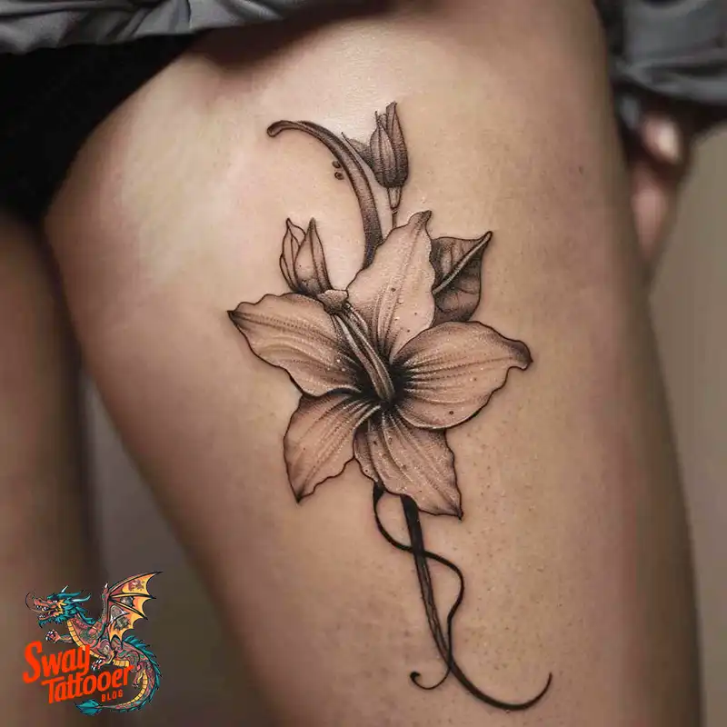 100 Vanilla Flower Tattoo Designs: Symbolism and Style 47 vanilla flower tattoo