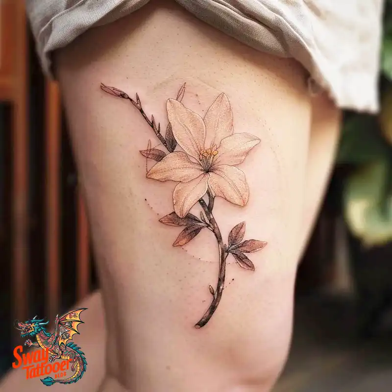 100 Vanilla Flower Tattoo Designs: Symbolism and Style 48 vanilla flower tattoo