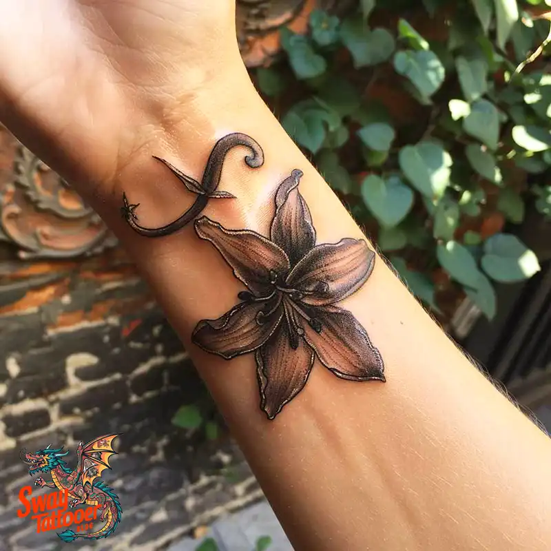 100 Vanilla Flower Tattoo Designs: Symbolism and Style 38 vanilla flower tattoo