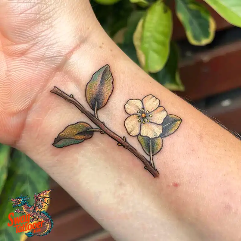 100 Vanilla Flower Tattoo Designs: Symbolism and Style 37 vanilla flower tattoo