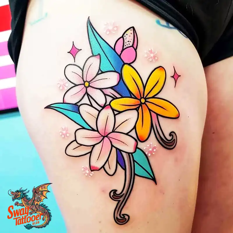 100 Vanilla Flower Tattoo Designs: Symbolism and Style 34 vanilla flower tattoo