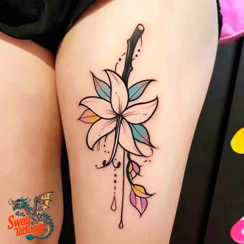 100 Vanilla Flower Tattoo Designs: Symbolism and Style 33 vanilla flower tattoo