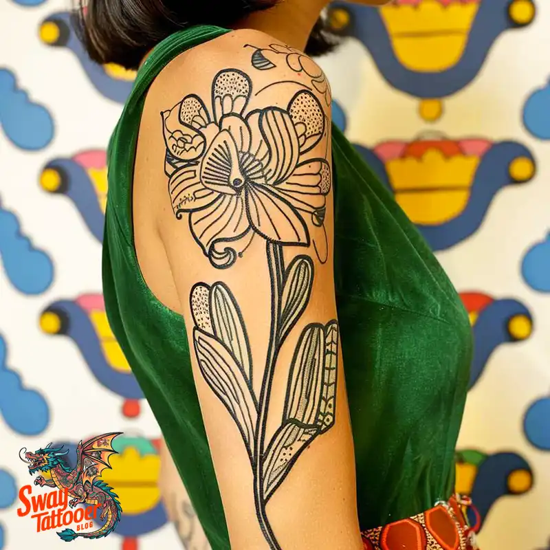 100 Vanilla Flower Tattoo Designs: Symbolism and Style 20 vanilla flower tattoo