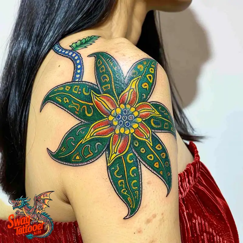 100 Vanilla Flower Tattoo Designs: Symbolism and Style 19 vanilla flower tattoo