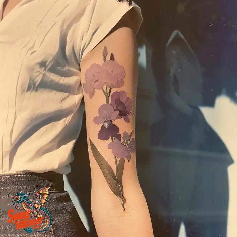 100 Vanilla Flower Tattoo Designs: Symbolism and Style 9 vanilla flower tattoo