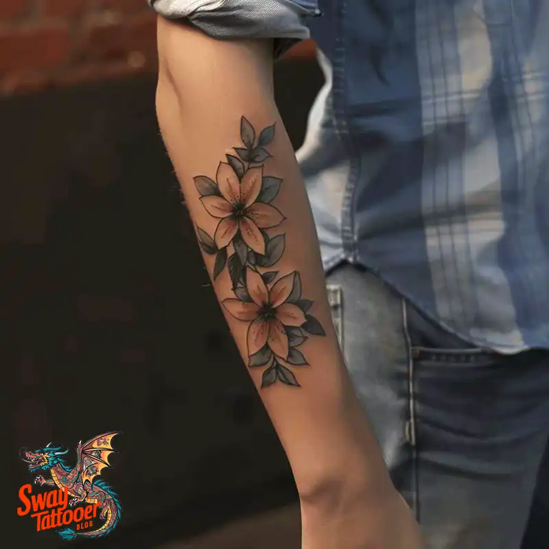 100 Vanilla Flower Tattoo Designs: Symbolism and Style 78 vanilla flower9