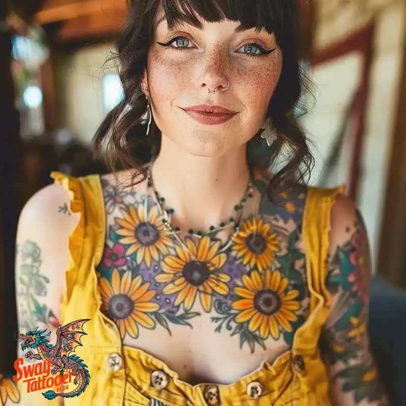 100 Yellow Flower Tattoos Symbolism, Design, and Longevity 83 yellow flower10