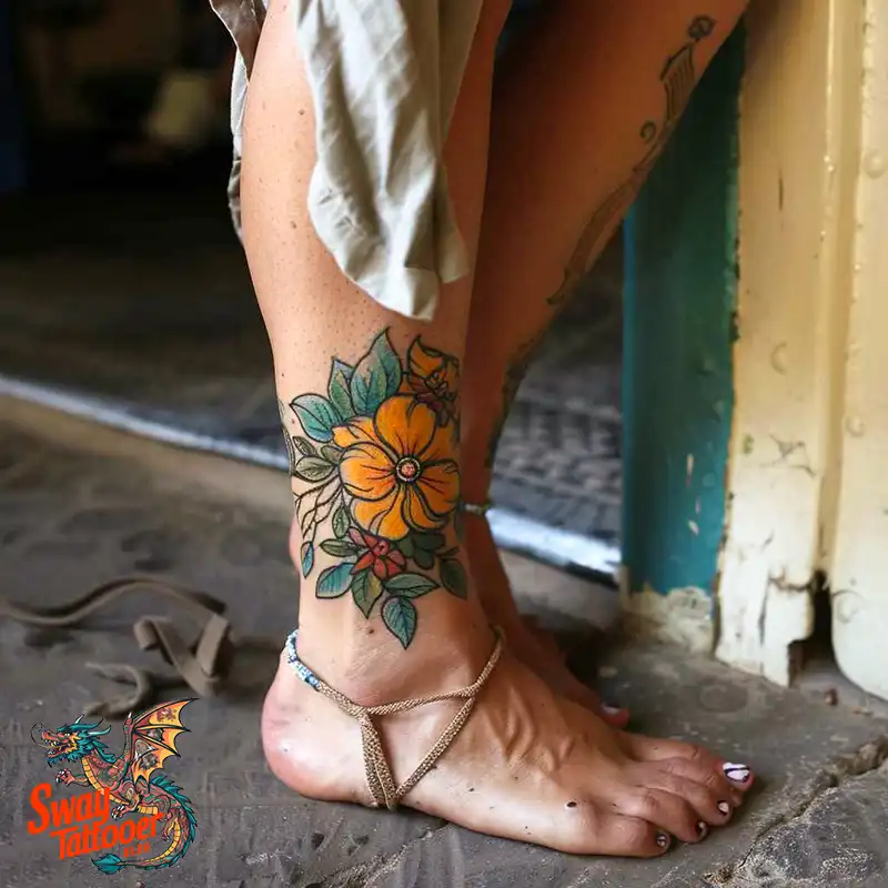 100 Yellow Flower Tattoos Symbolism, Design, and Longevity 72 yellow flower21