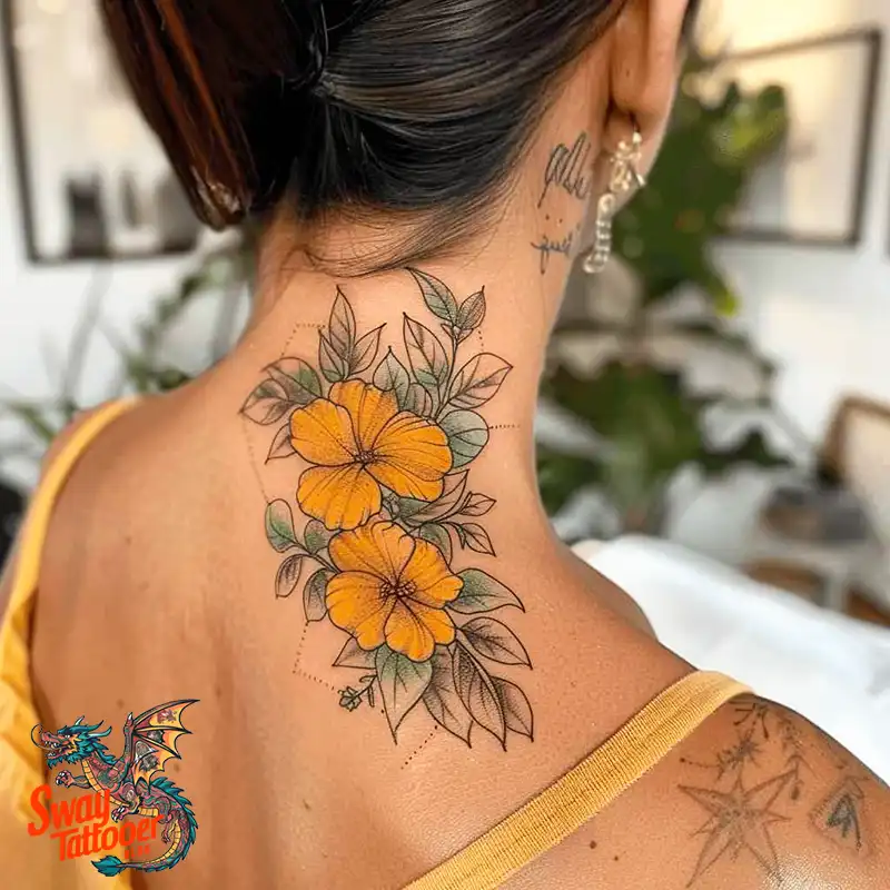 100 Yellow Flower Tattoos Symbolism, Design, and Longevity 65 yellow flower28