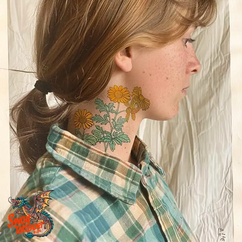 100 Yellow Flower Tattoos Symbolism, Design, and Longevity 64 yellow flower29