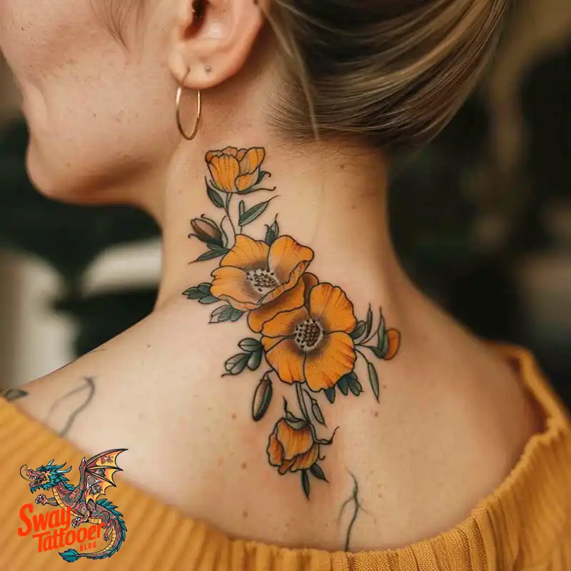 100 Yellow Flower Tattoos Symbolism, Design, and Longevity 60 yellow flower34