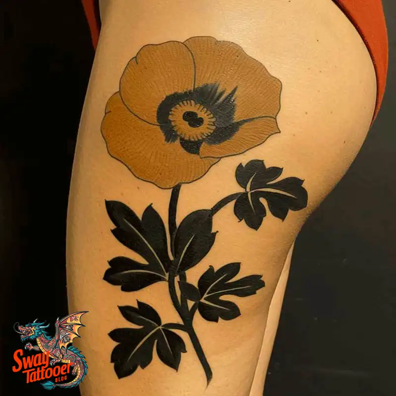 100 Yellow Flower Tattoos Symbolism, Design, and Longevity 57 yellow flower37
