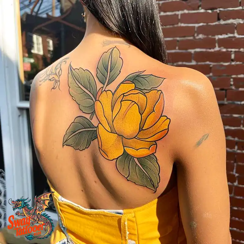 100 Yellow Flower Tattoos Symbolism, Design, and Longevity 54 Yellow Flower Tattoo