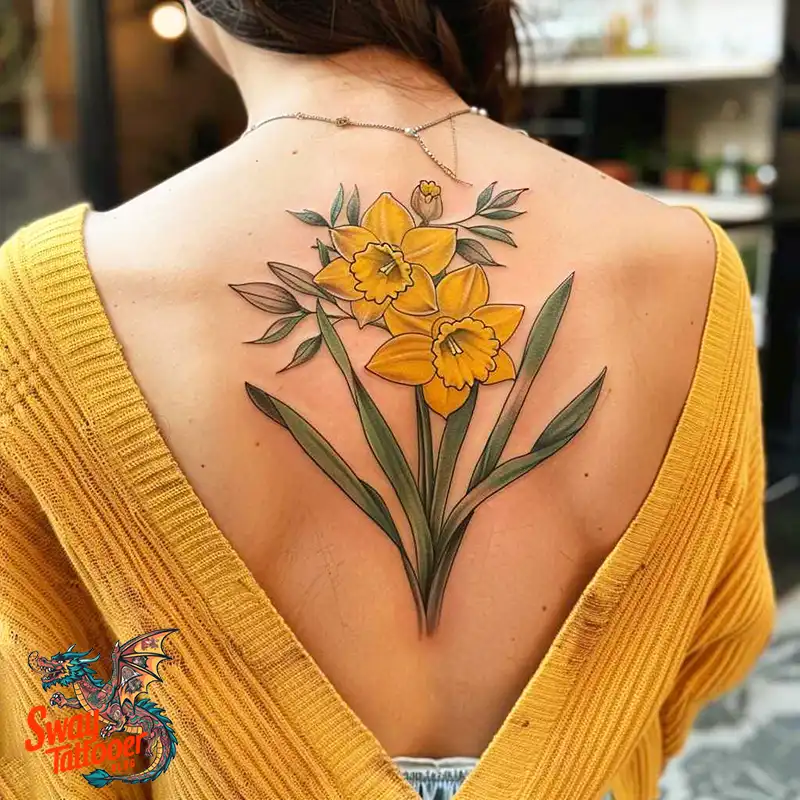 100 Yellow Flower Tattoos Symbolism, Design, and Longevity 87 yellow flower5