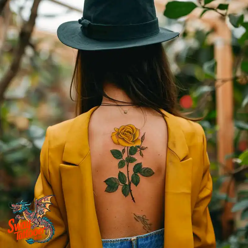 100 Yellow Flower Tattoos Symbolism, Design, and Longevity 42 Yellow Flower Tattoo