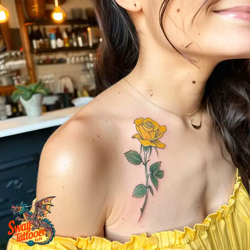 100 Yellow Flower Tattoos Symbolism, Design, and Longevity 41 Yellow Flower Tattoo