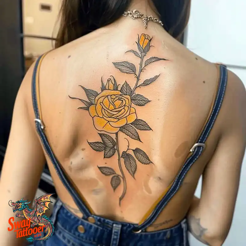 100 Yellow Flower Tattoos Symbolism, Design, and Longevity 39 Yellow Flower Tattoo