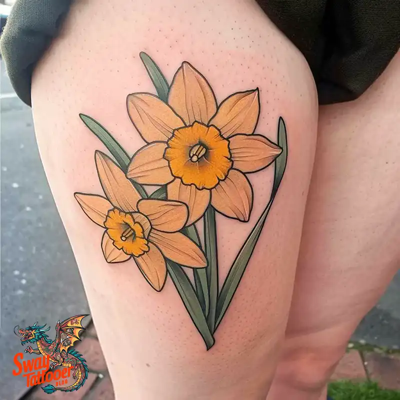 100 Yellow Flower Tattoos Symbolism, Design, and Longevity 33 Yellow Flower Tattoo