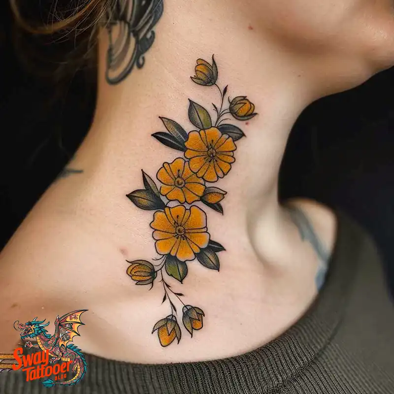 100 Yellow Flower Tattoos Symbolism, Design, and Longevity 22 Yellow Flower Tattoo
