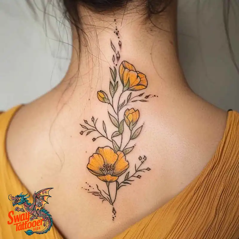 100 Yellow Flower Tattoos Symbolism, Design, and Longevity 21 Yellow Flower Tattoo