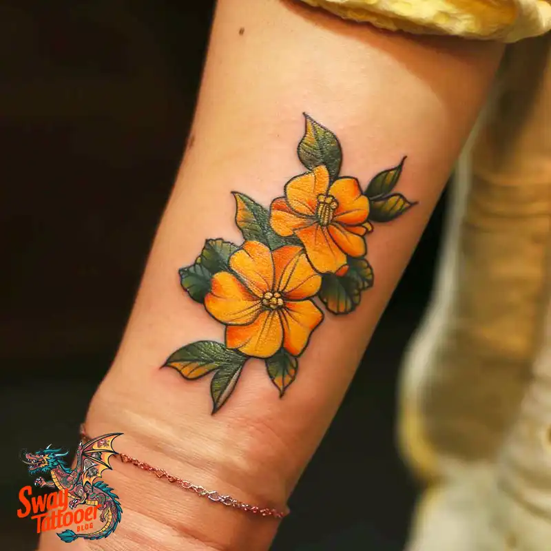100 Yellow Flower Tattoos Symbolism, Design, and Longevity 14 Yellow Flower Tattoo