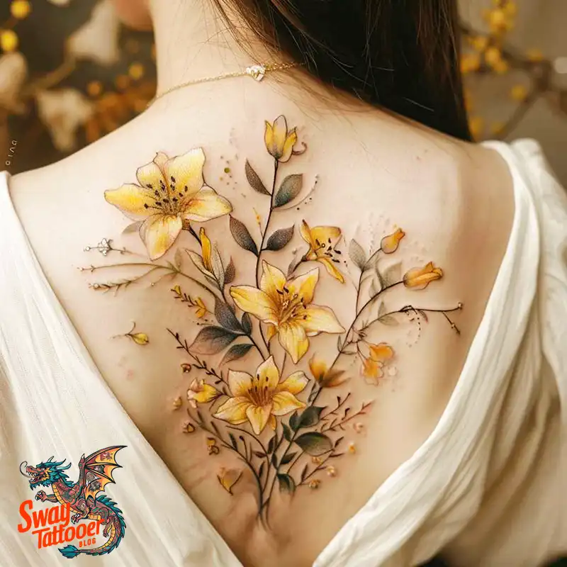 100 Yellow Flower Tattoos Symbolism, Design, and Longevity 12 Yellow Flower Tattoo