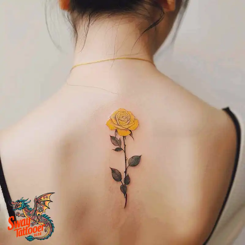 100 Yellow Flower Tattoos Symbolism, Design, and Longevity 7 Yellow Flower Tattoo