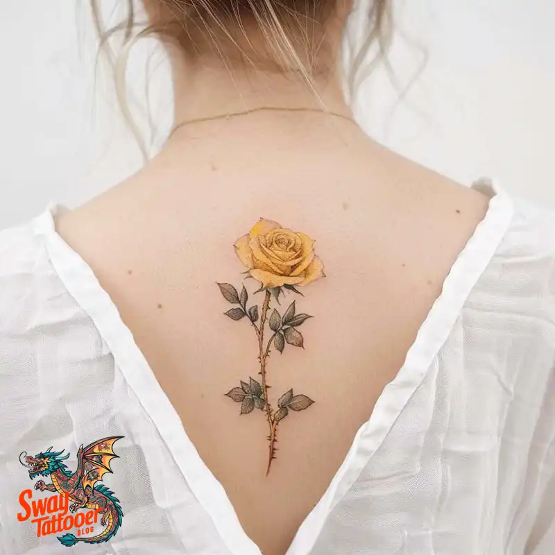 100 Yellow Flower Tattoos Symbolism, Design, and Longevity 4 Yellow Flower Tattoo