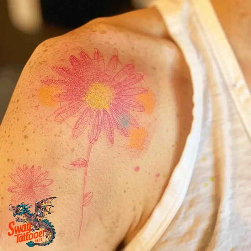 100 Yellow Flower Tattoos Symbolism, Design, and Longevity 84 yellow flower9