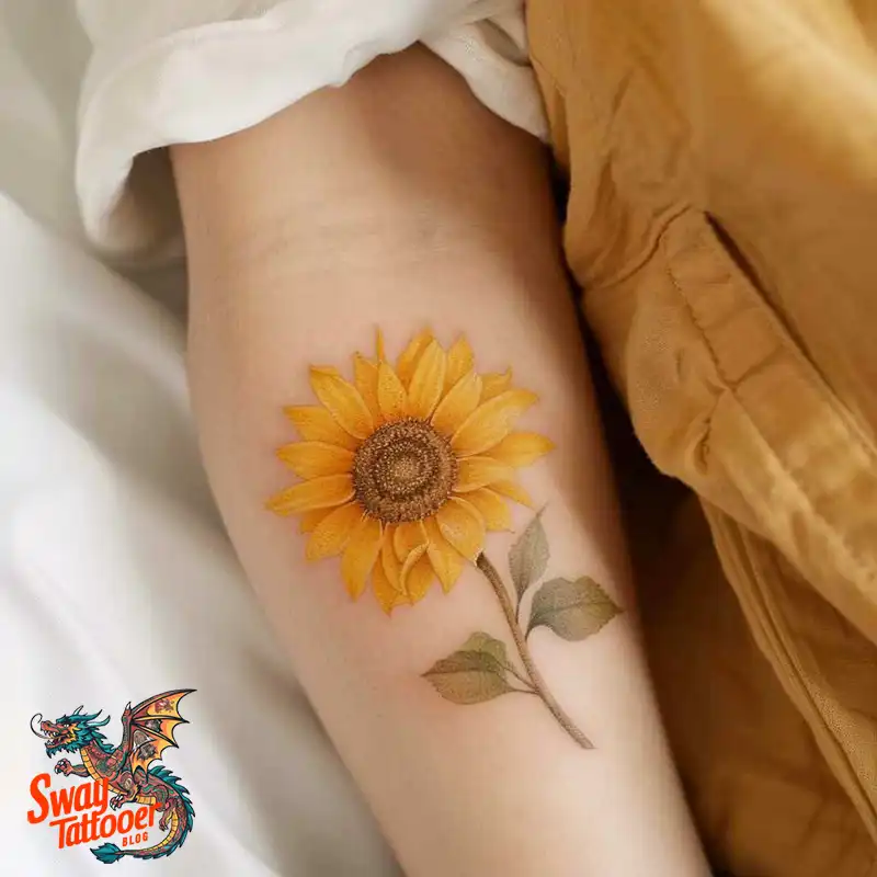100 Yellow Flower Tattoos Symbolism, Design, and Longevity 1 Yellow Flower Tattoo