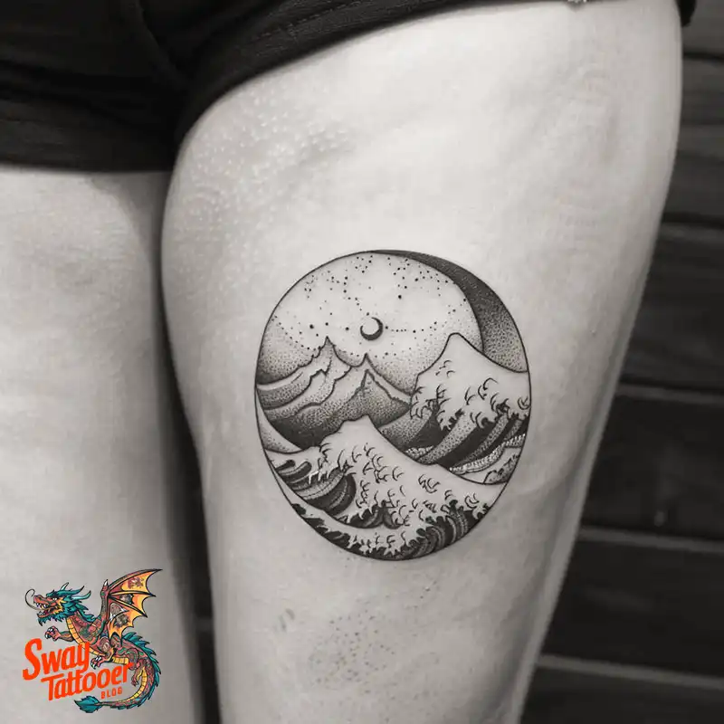 120 Yin Yang Tattoo Designs: Harmonize with Ancient Art 17 Yin Yang Tattoo