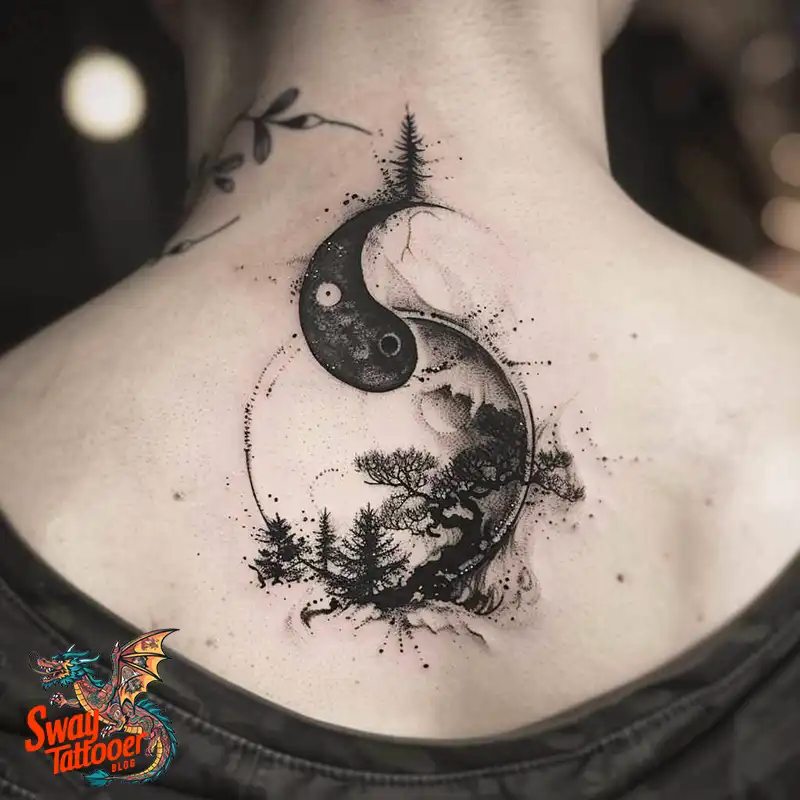 120 Yin Yang Tattoo Designs: Harmonize with Ancient Art 15 Yin Yang Tattoo