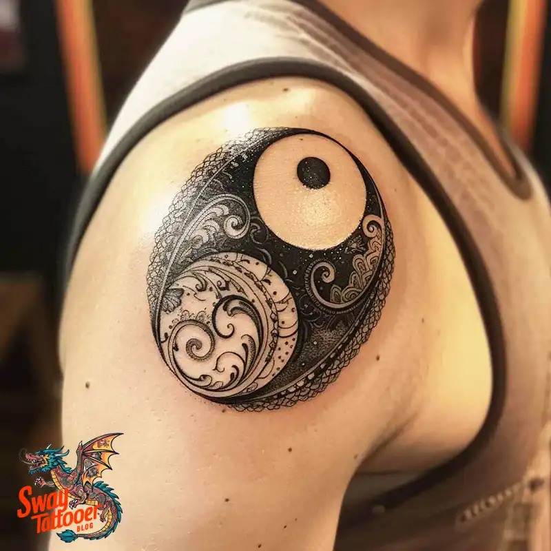 120 Yin Yang Tattoo Designs: Harmonize with Ancient Art 8 Yin Yang Tattoo