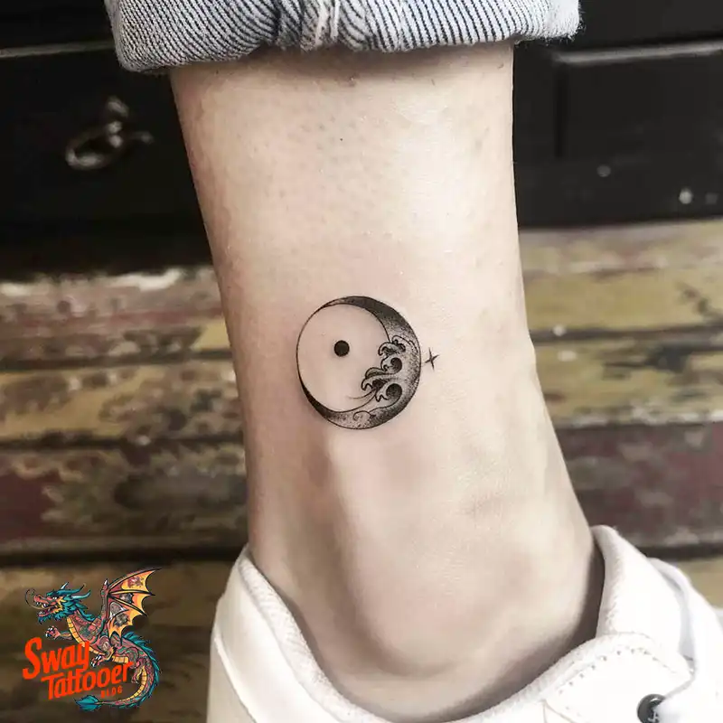 120 Yin Yang Tattoo Designs: Harmonize with Ancient Art 98 yin yang12