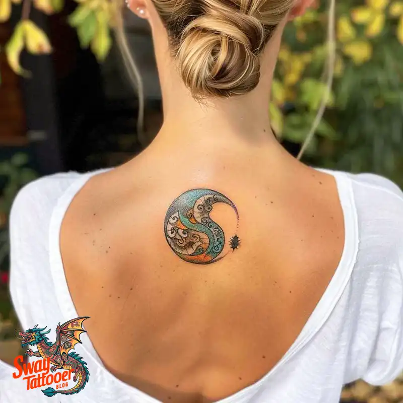 120 Yin Yang Tattoo Designs: Harmonize with Ancient Art 105 yin yang17