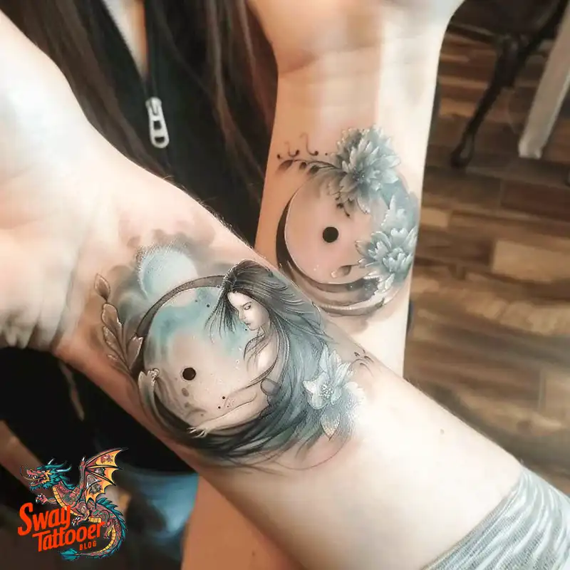 120 Yin Yang Tattoo Designs: Harmonize with Ancient Art 102 yin yang21