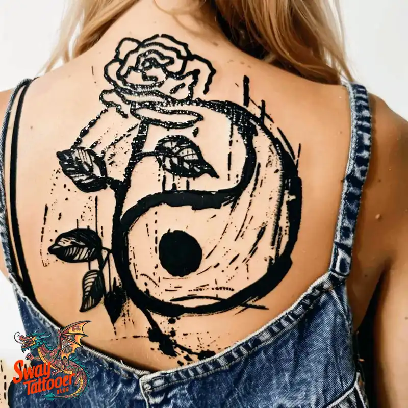 120 Yin Yang Tattoo Designs: Harmonize with Ancient Art 89 yin yang34