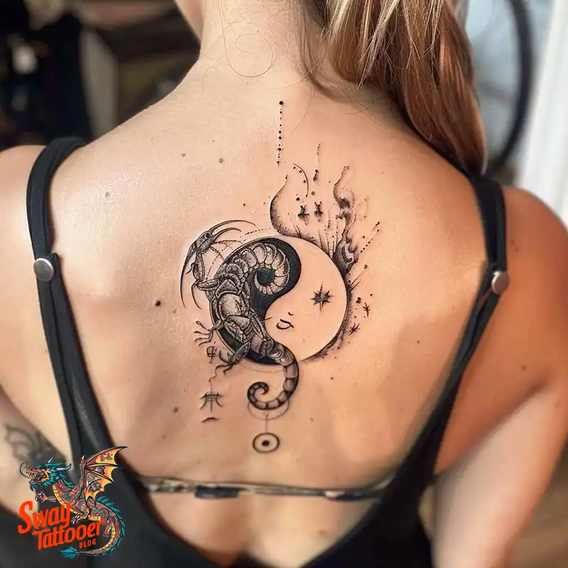 120 Yin Yang Tattoo Designs: Harmonize with Ancient Art 82 yin yang38