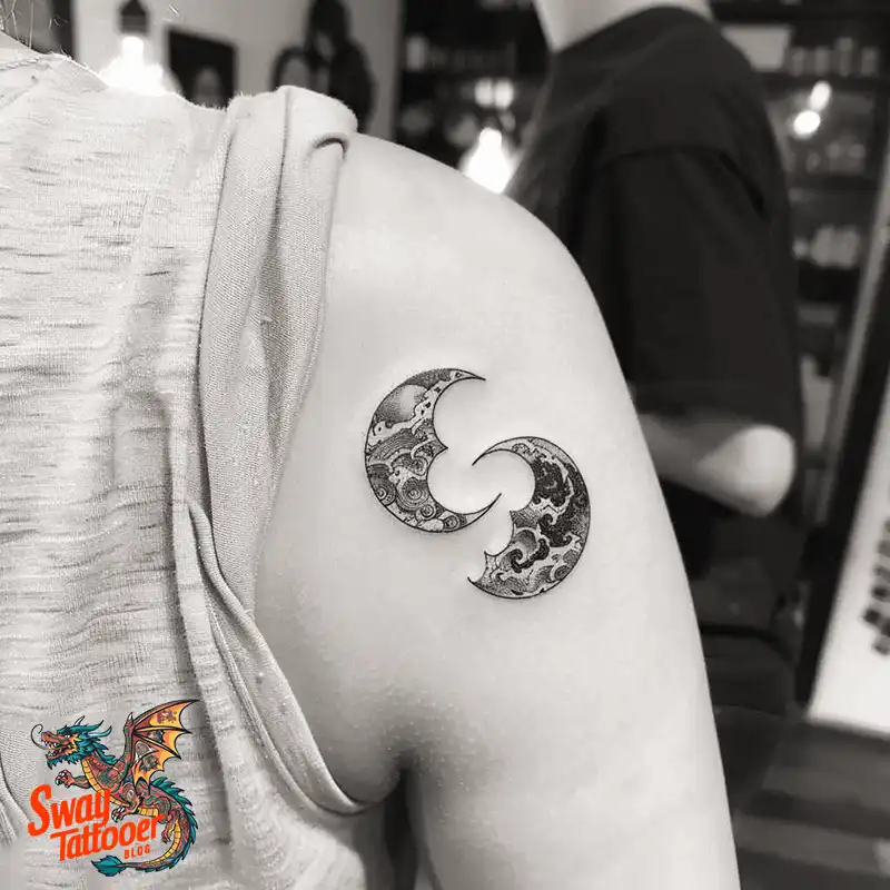 120 Yin Yang Tattoo Designs: Harmonize with Ancient Art 116 yin yang4