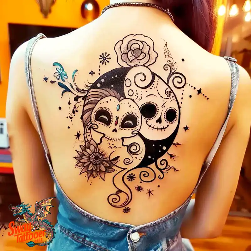 120 Yin Yang Tattoo Designs: Harmonize with Ancient Art 73 yin yang42