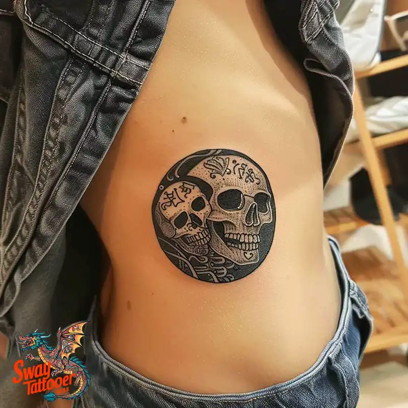 120 Yin Yang Tattoo Designs: Harmonize with Ancient Art 75 yin yang44