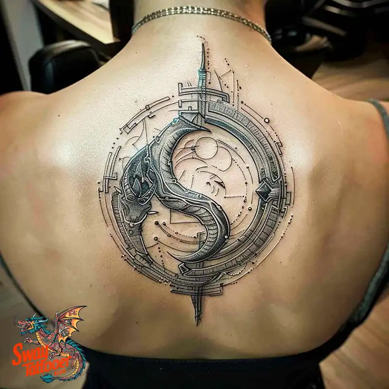 120 Yin Yang Tattoo Designs: Harmonize with Ancient Art 71 yin yang49