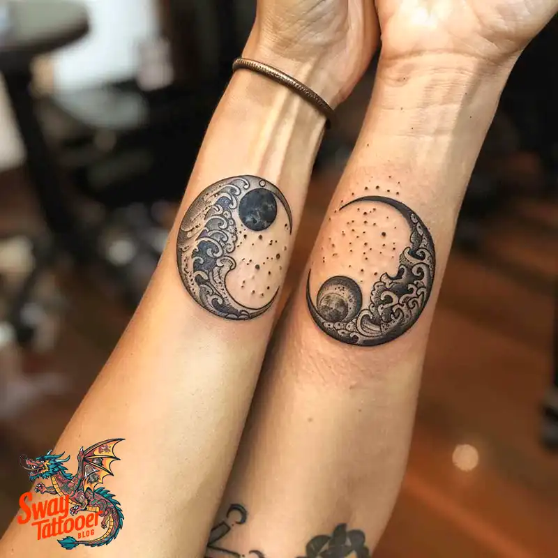 120 Yin Yang Tattoo Designs: Harmonize with Ancient Art 61 yin yang54