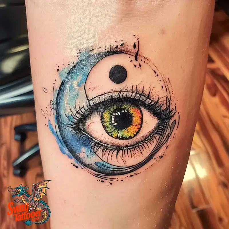 120 Yin Yang Tattoo Designs: Harmonize with Ancient Art 23 Yin Yang Tattoo