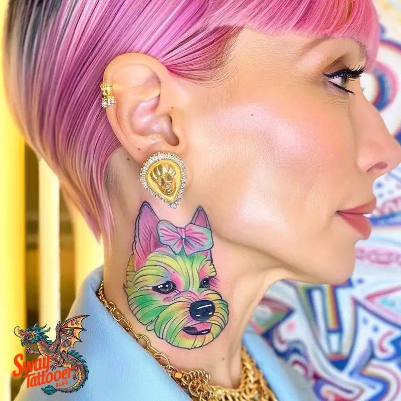 100 Yorkie Tattoo Designs: Symbolism, Placement, and More 72 yorkie14